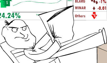 Harold Foltz reading his delightful daily newspaper while M$ stocks rises... LIKE A BOSS.